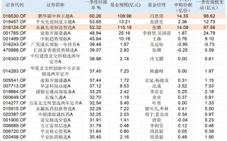 重押人形机器人单季回报率超50%！鹏华、永赢两只基金“吸金”近百亿|界面新闻